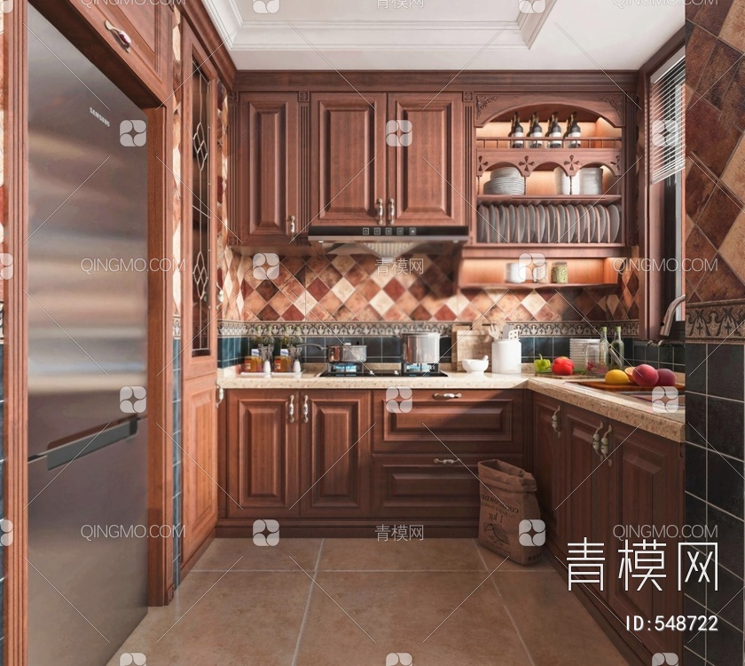 厨房3D模型下载【ID:548722】