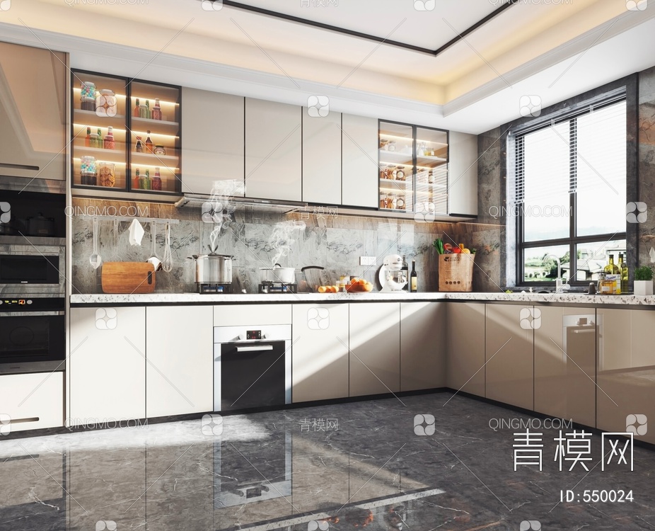 家居厨房3D模型下载【ID:550024】