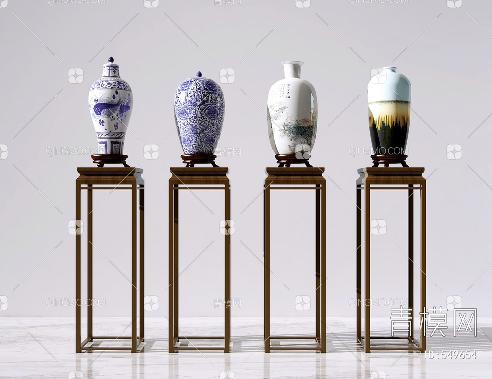 花瓶3D模型下载【ID:549654】