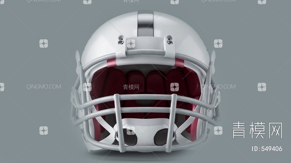 橄榄球头盔3D模型下载【ID:549406】