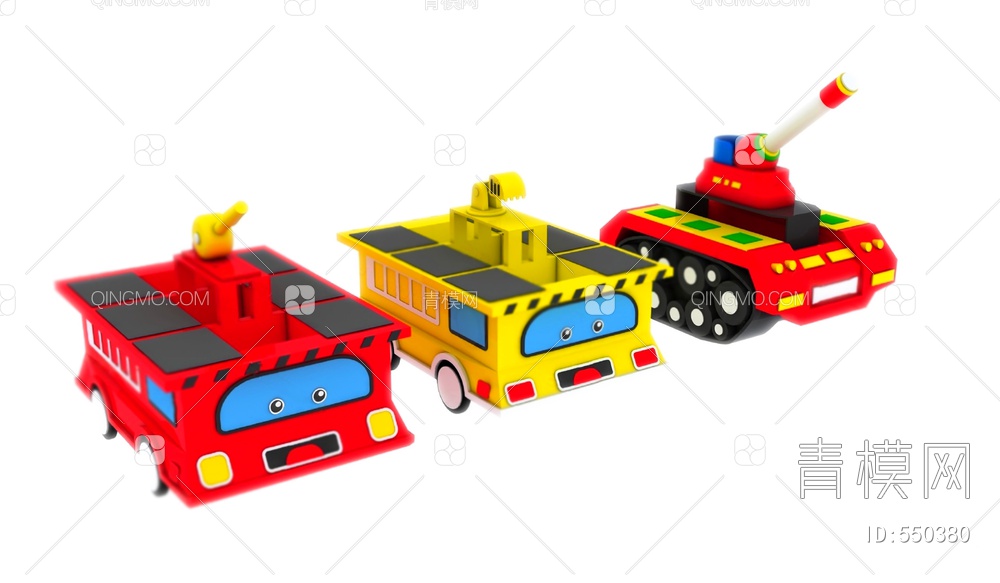 玩具车3D模型下载【ID:550380】