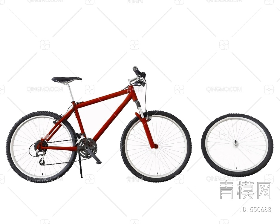 自行车3D模型下载【ID:550683】