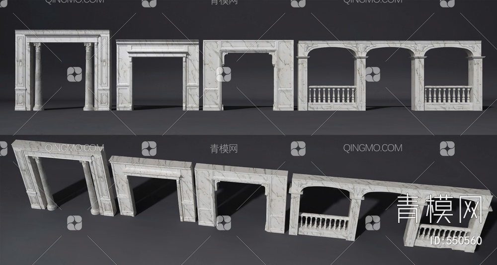 门拱3D模型下载【ID:1946703】