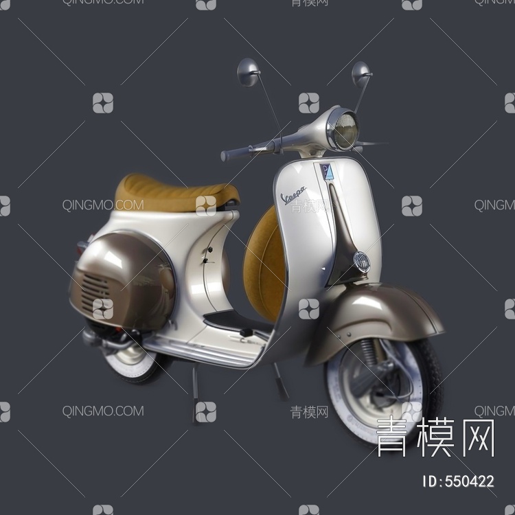 摩托车3D模型下载【ID:550422】