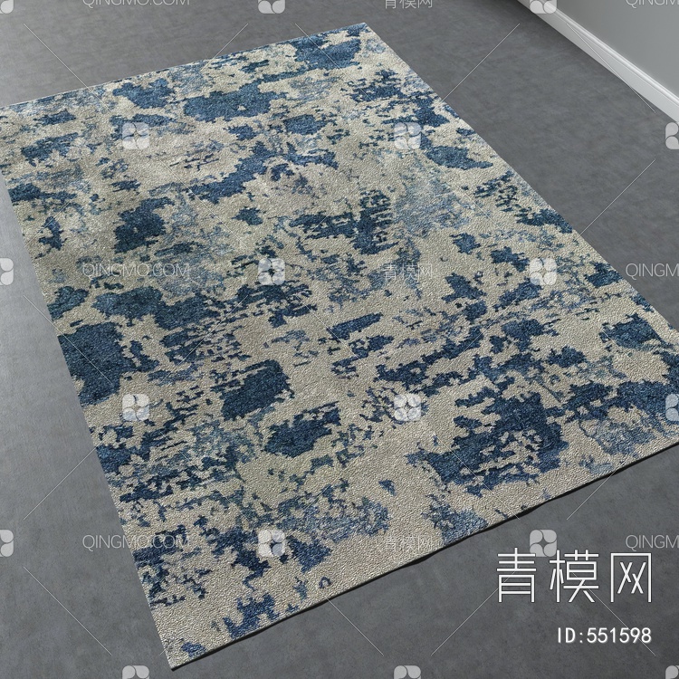 方形地毯vary材质下载【ID:551598】