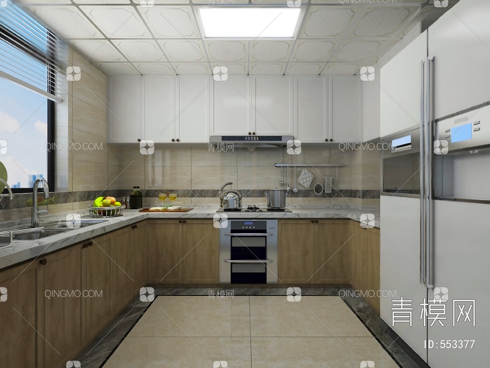 厨房3D模型下载【ID:553377】