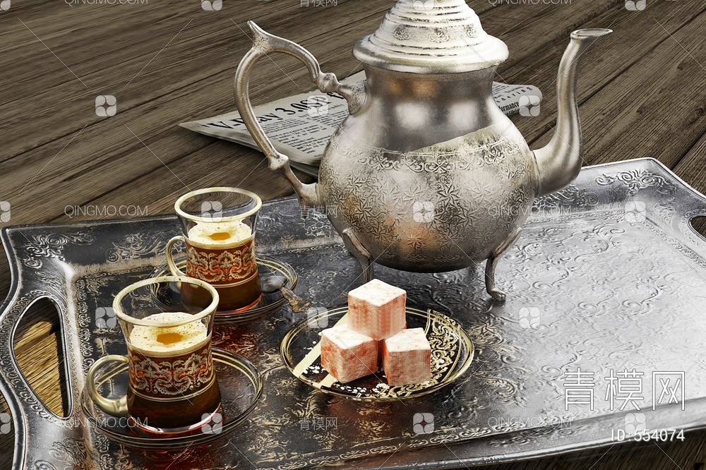 茶具3D模型下载【ID:554074】