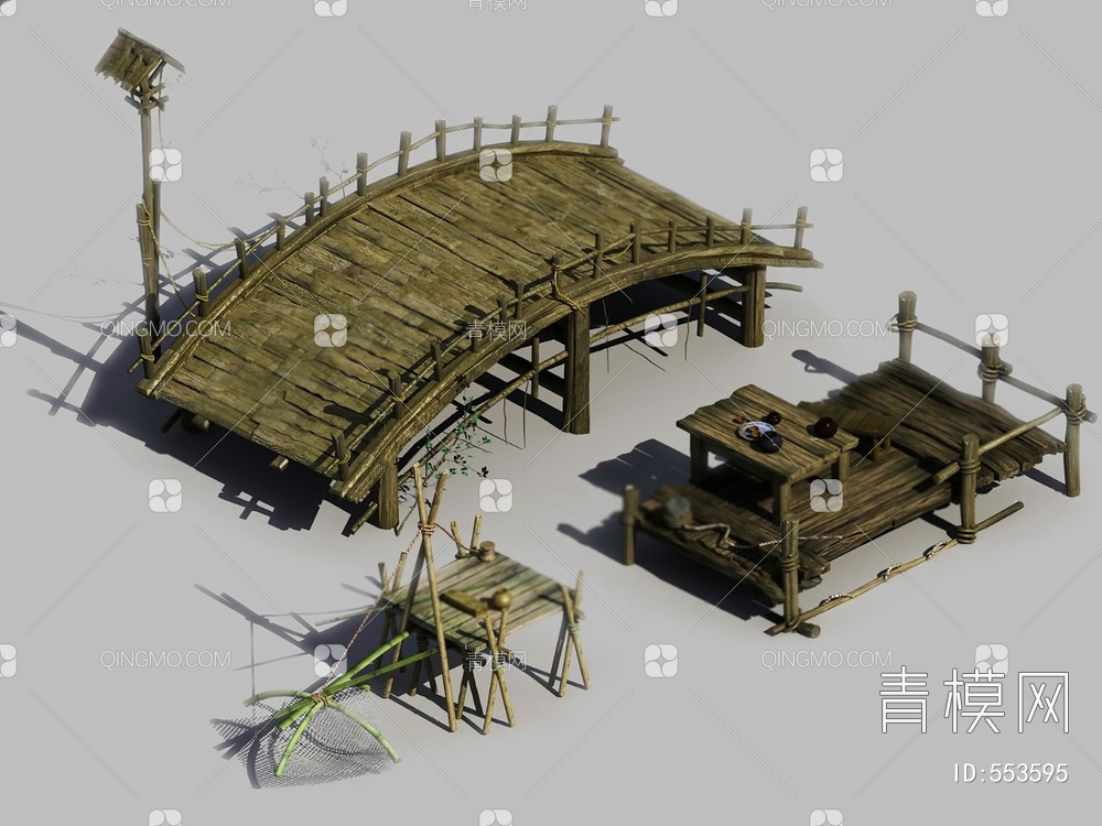 桥3D模型下载【ID:553595】