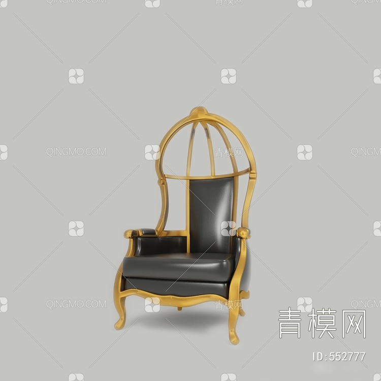 沙发椅3D模型下载【ID:552777】