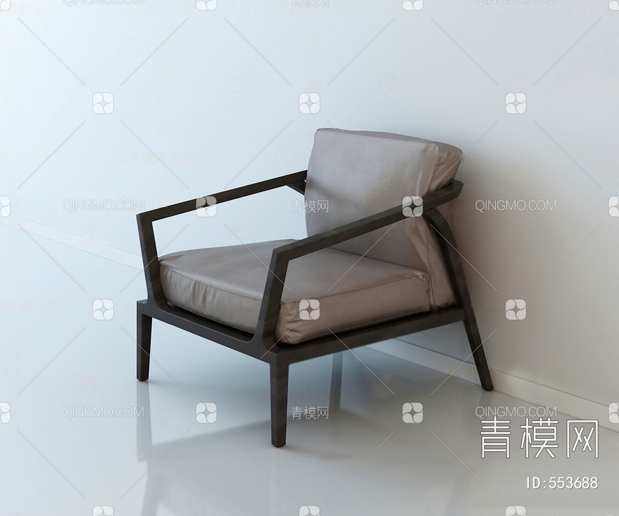 沙发椅3D模型下载【ID:553688】