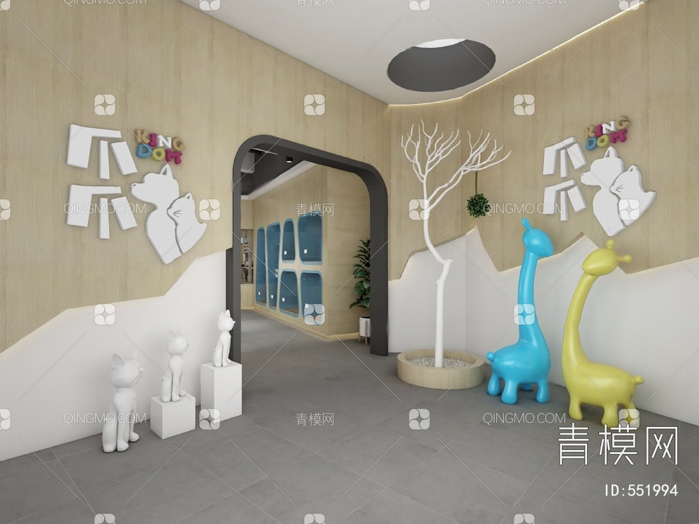 儿童活动室3D模型下载【ID:551994】
