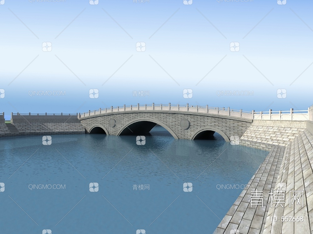 桥3D模型下载【ID:552668】