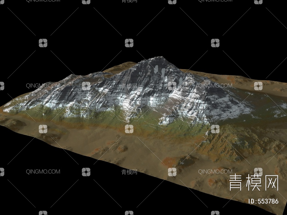 雪山3D模型下载【ID:553786】