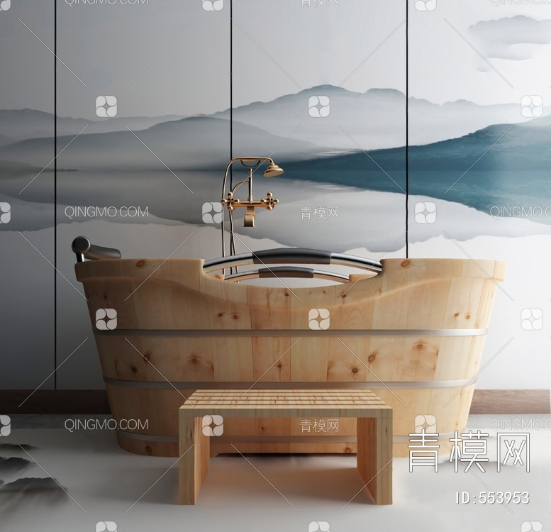 浴缸3D模型下载【ID:553953】