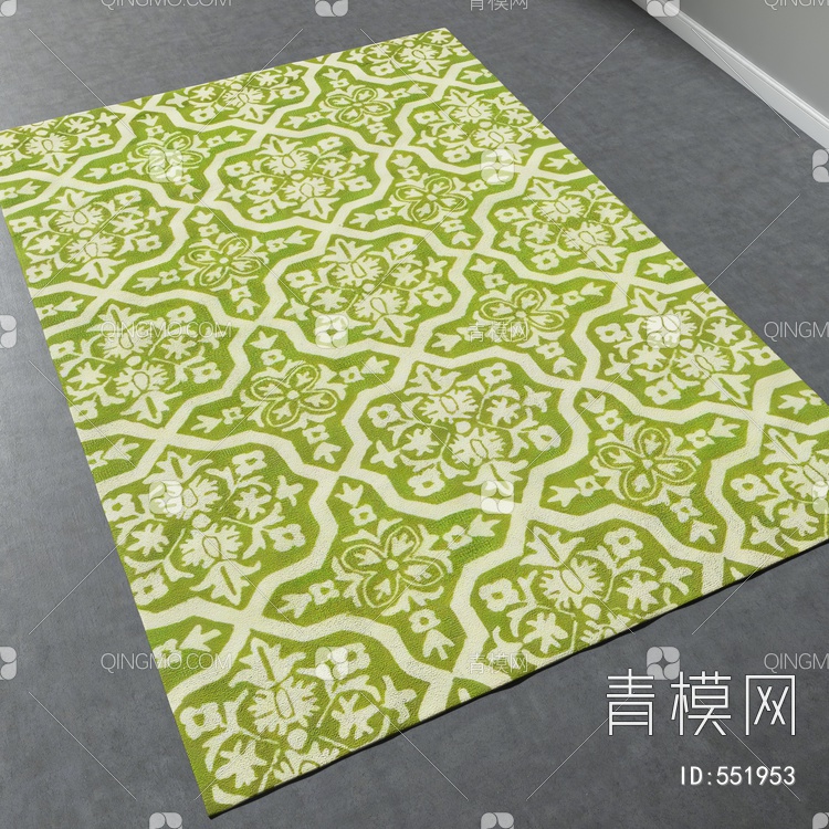 方形地毯vary材质下载【ID:551953】