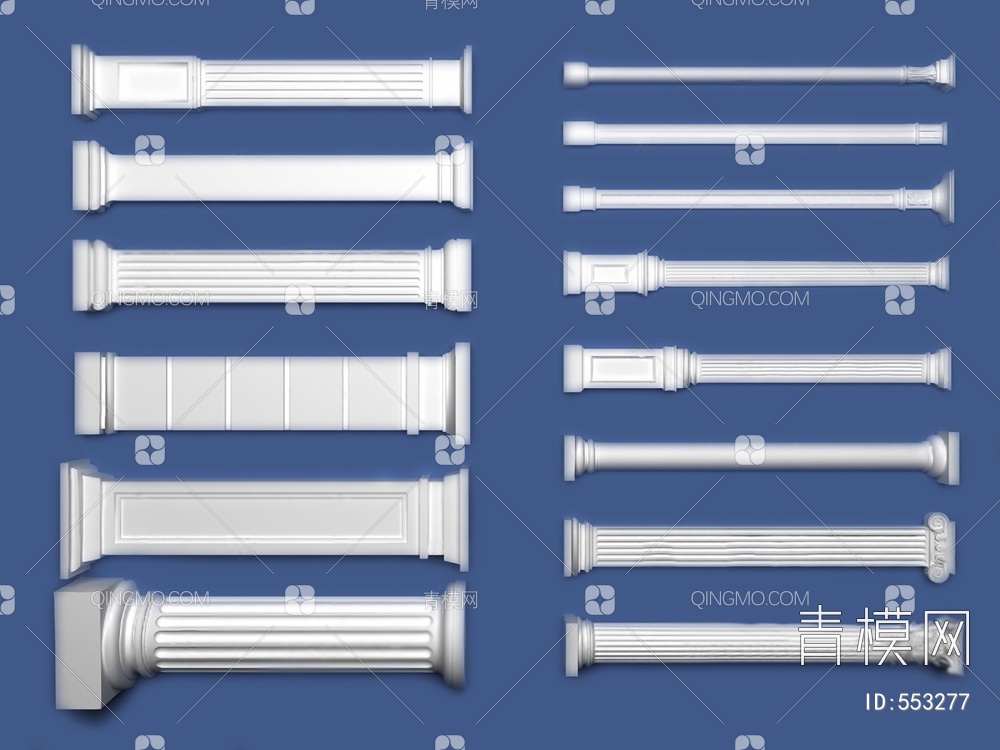 柱子3D模型下载【ID:553277】