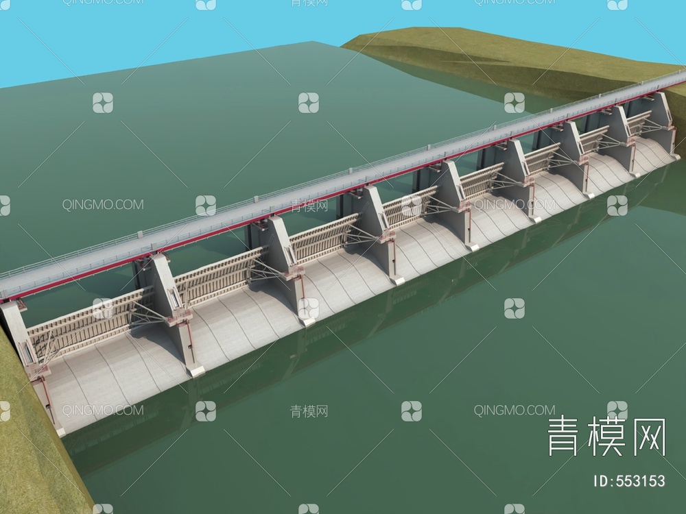 堤坝3D模型下载【ID:553153】
