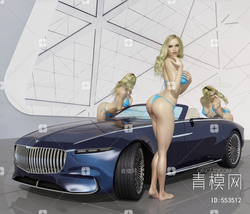 汽车3D模型下载【ID:553512】