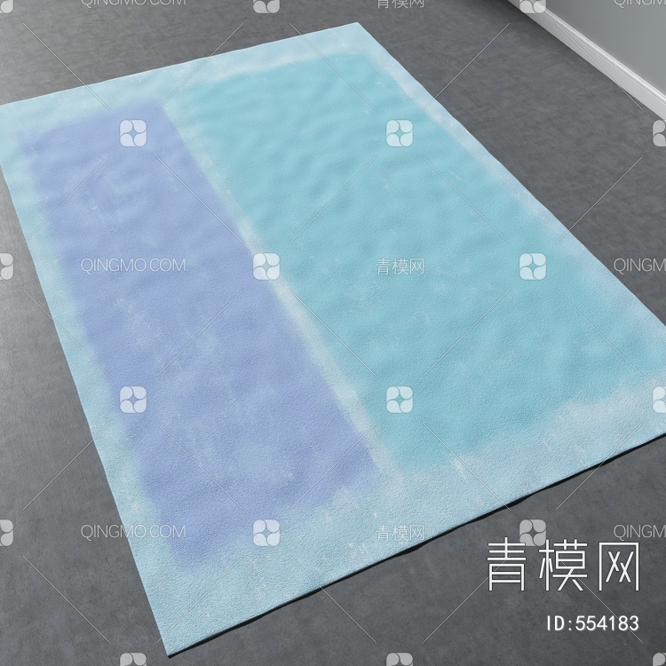 方形地毯vary材质下载【ID:554183】