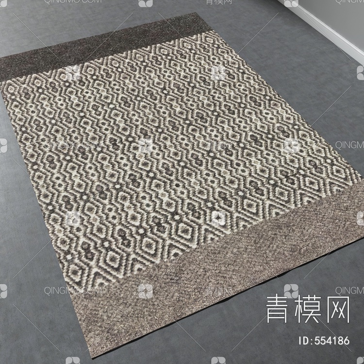 方形地毯vary材质下载【ID:554186】