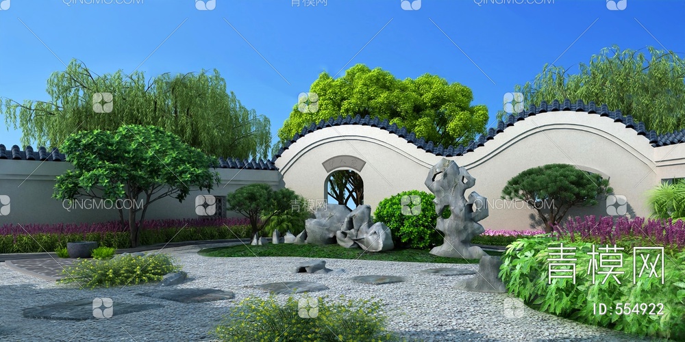 庭院3D模型下载【ID:554922】