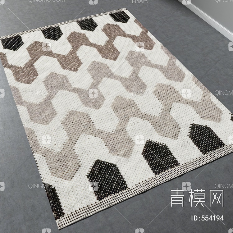 方形地毯vary材质下载【ID:554194】