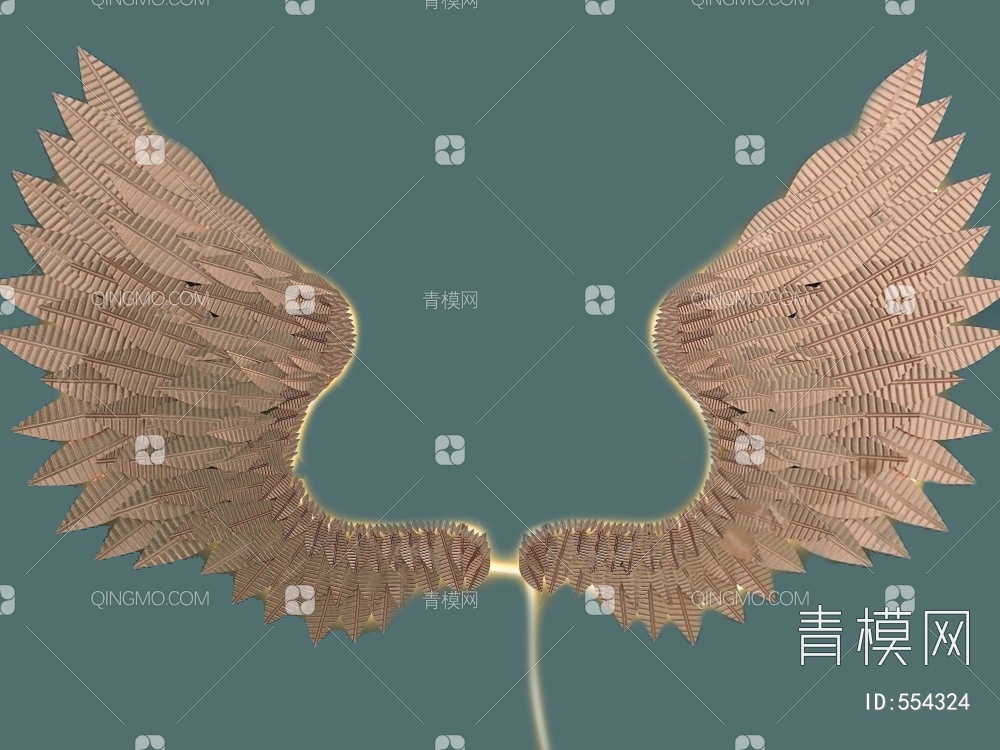 墙饰3D模型下载【ID:554324】