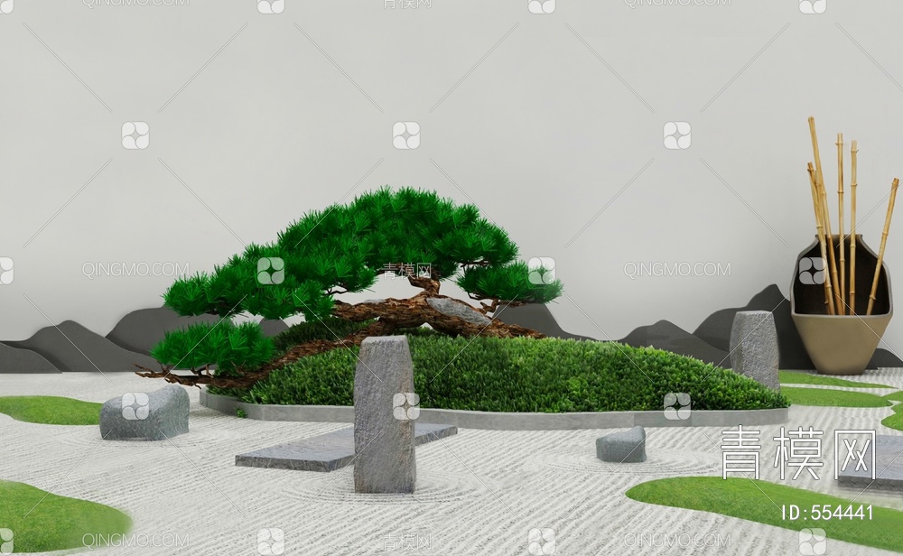 景观小品3D模型下载【ID:554441】