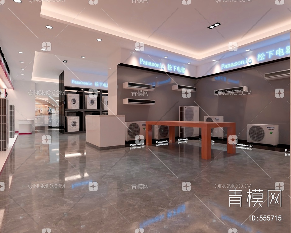 专卖店3D模型下载【ID:555715】