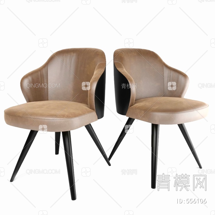 沙发椅3D模型下载【ID:556106】