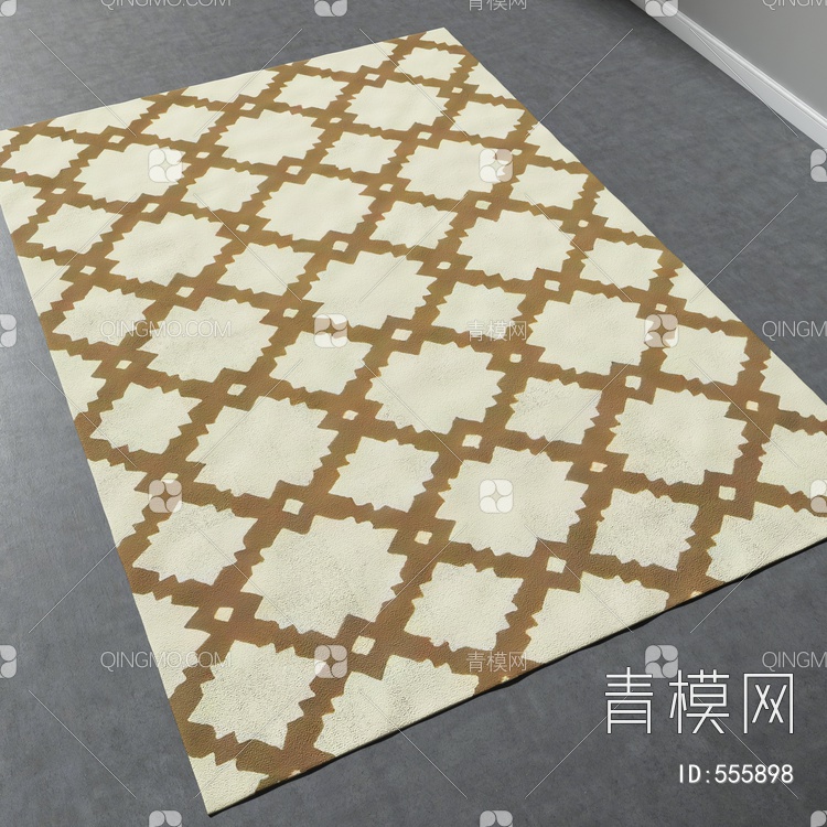方形地毯vary材质下载【ID:555898】