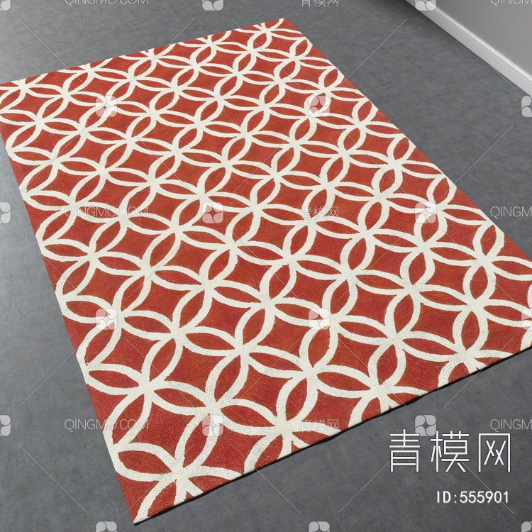 方形地毯vary材质下载【ID:555901】
