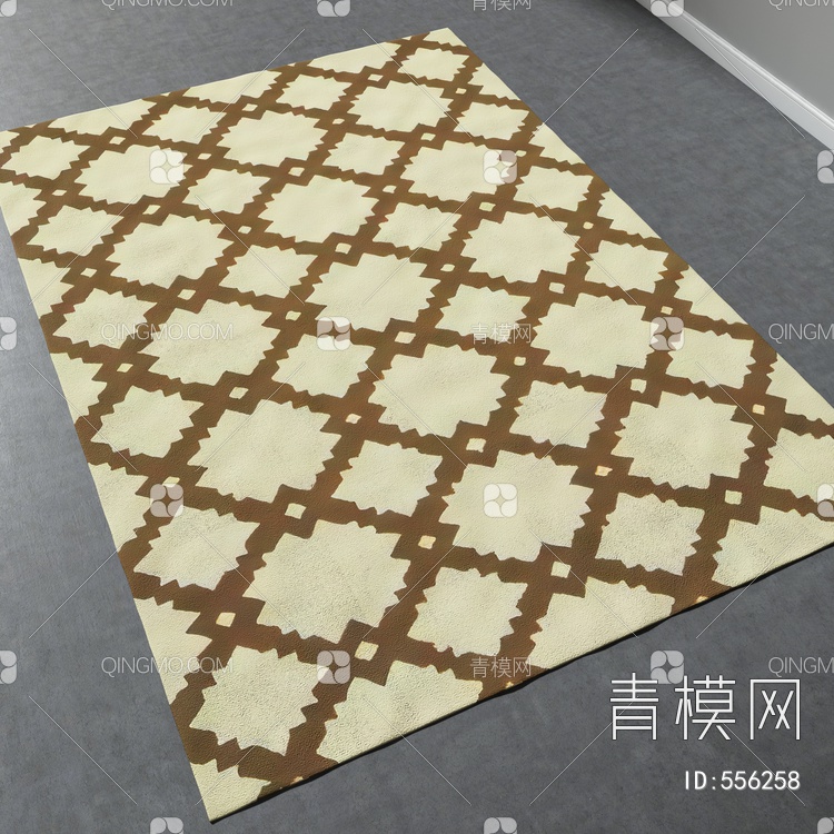 方形地毯vary材质下载【ID:556258】