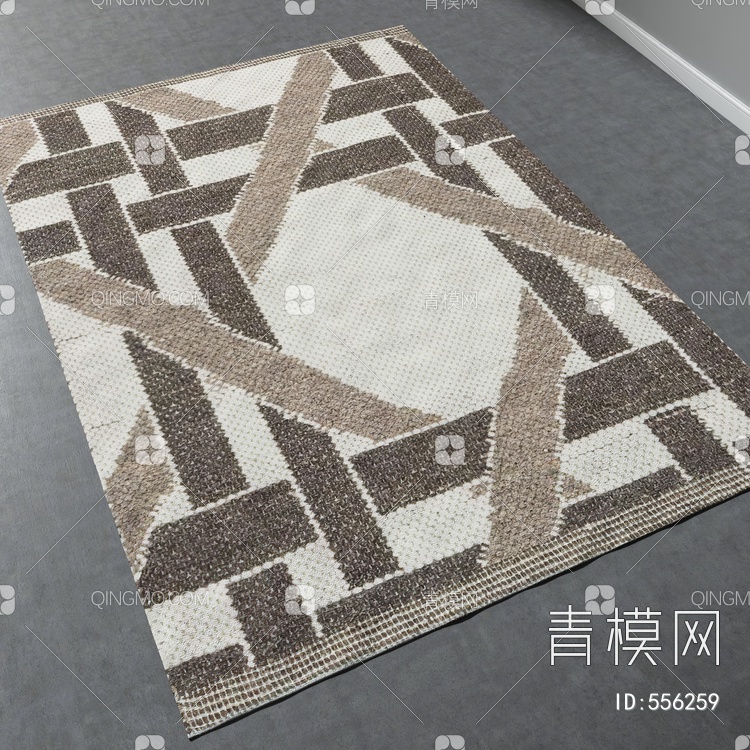 方形地毯vary材质下载【ID:556259】