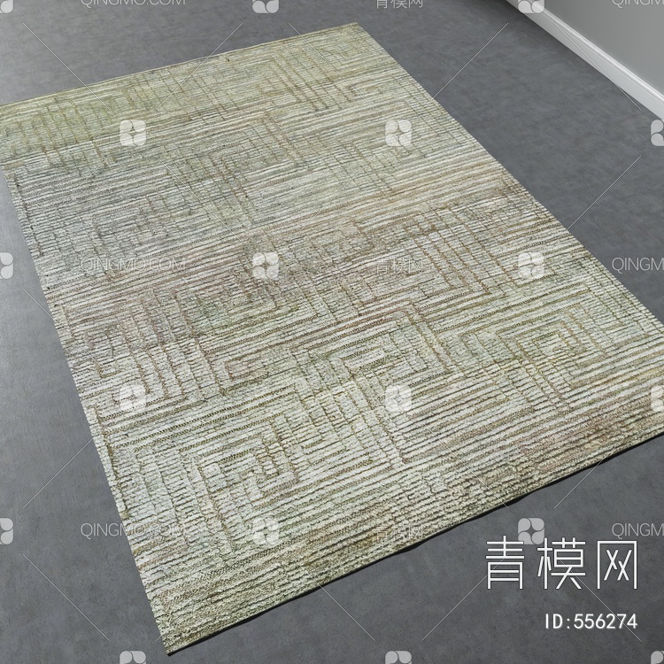 方形地毯vary材质下载【ID:556274】