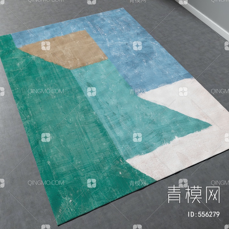 方形地毯vary材质下载【ID:556279】