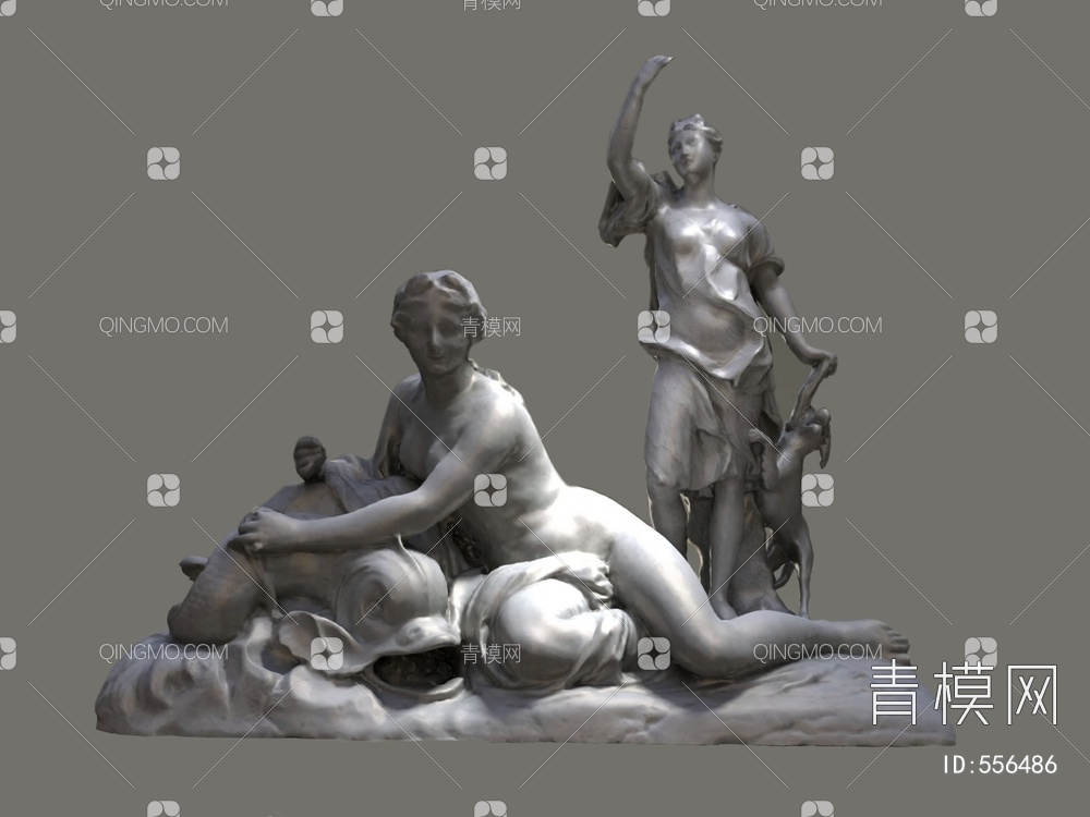 雕塑3D模型下载【ID:556486】