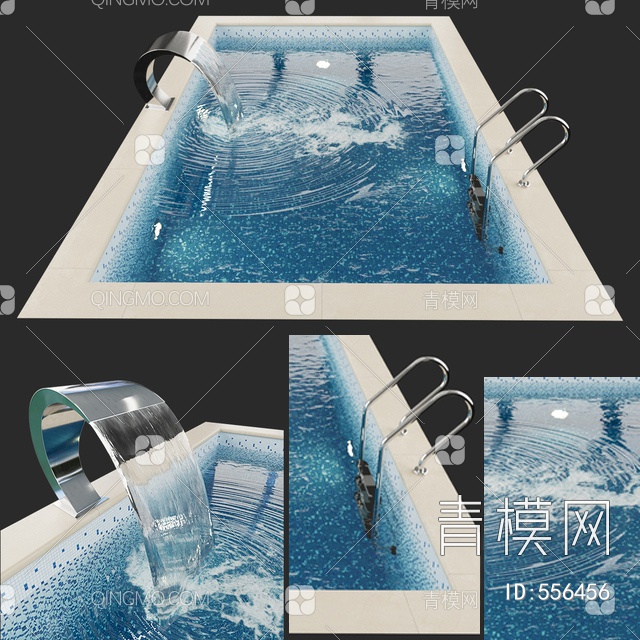 游泳池3D模型下载【ID:556456】
