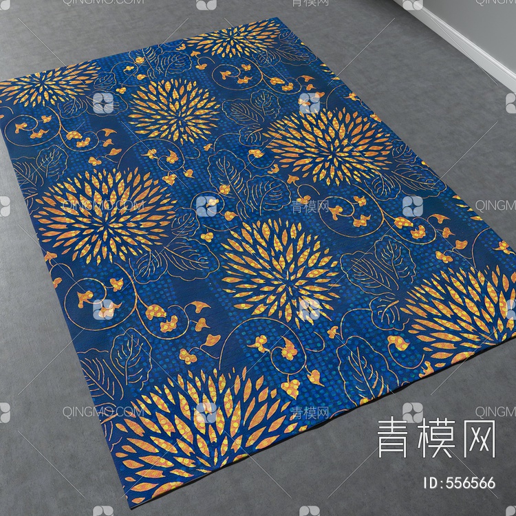 方形地毯vary材质下载【ID:556566】