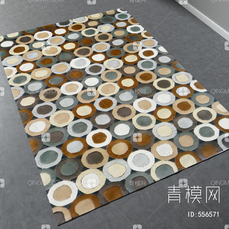 方形地毯vary材质下载【ID:556571】