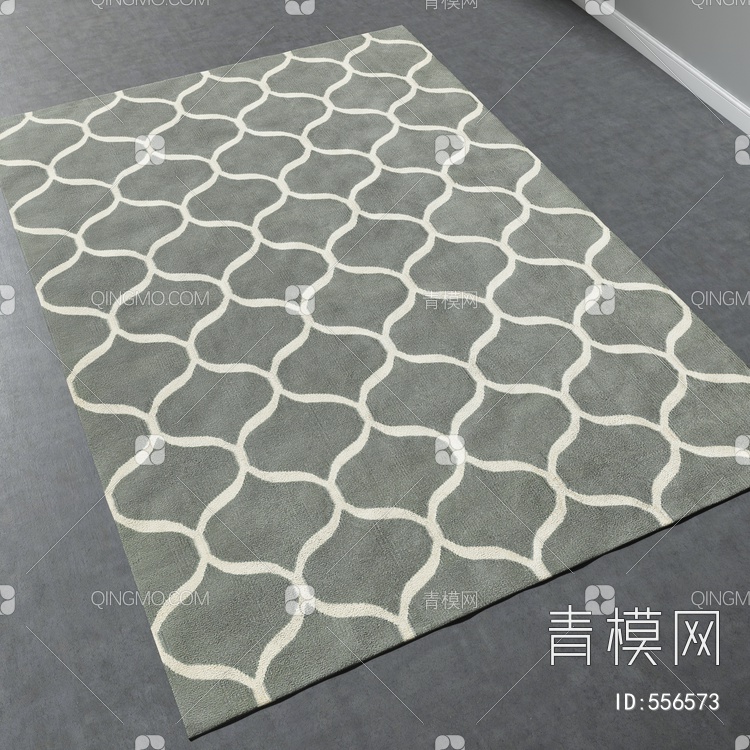 方形地毯vary材质下载【ID:556573】