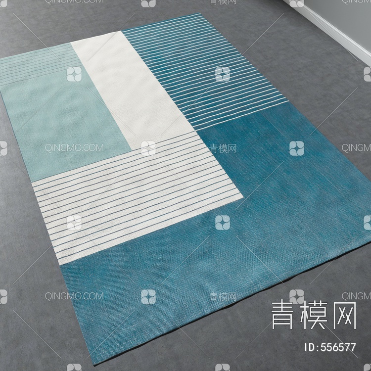 方形地毯vary材质下载【ID:556577】