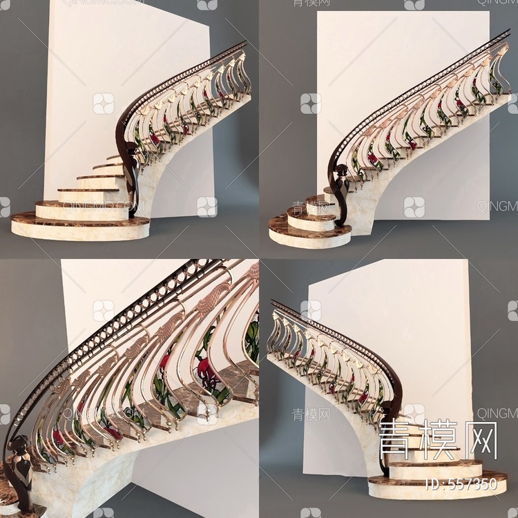 楼梯3D模型下载【ID:557350】