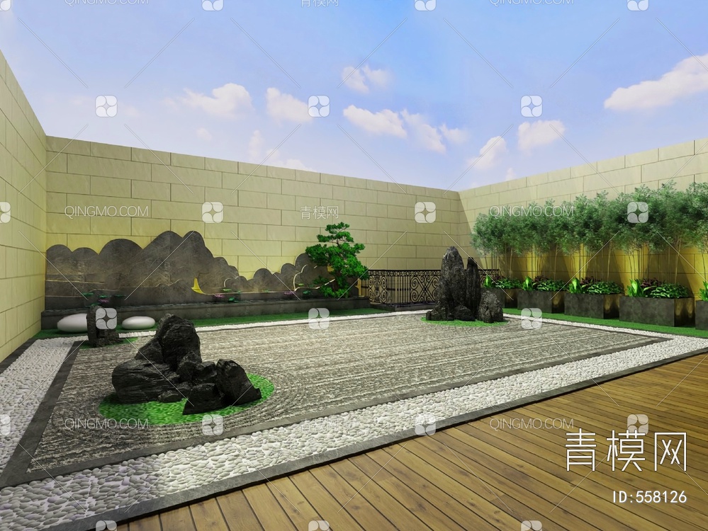 花园3D模型下载【ID:558126】