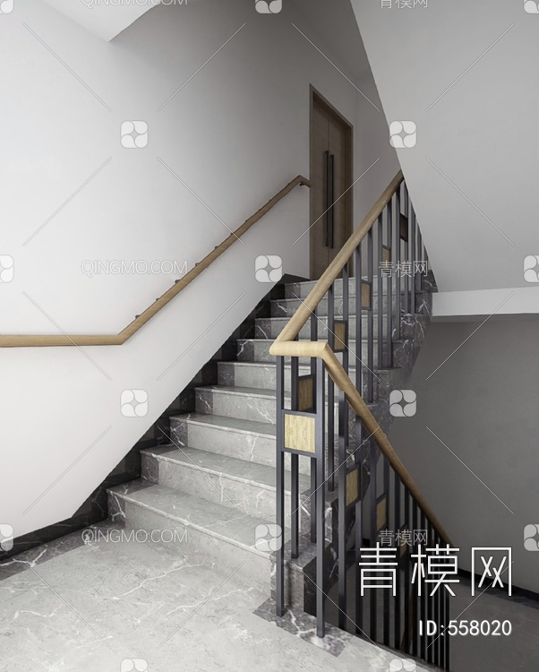 楼梯间3D模型下载【ID:558020】