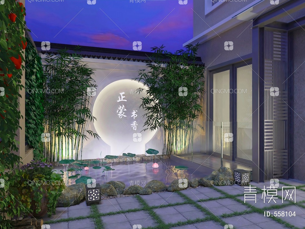 庭院3D模型下载【ID:558104】