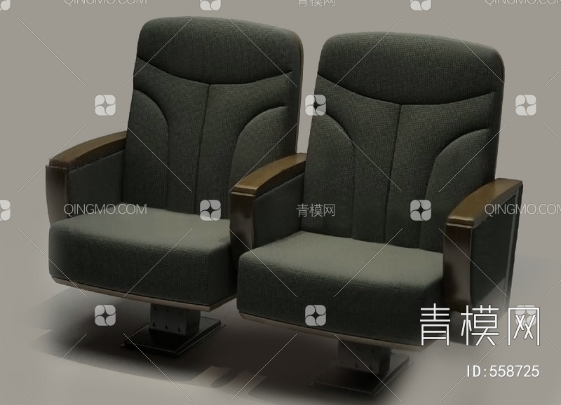排椅3D模型下载【ID:558725】