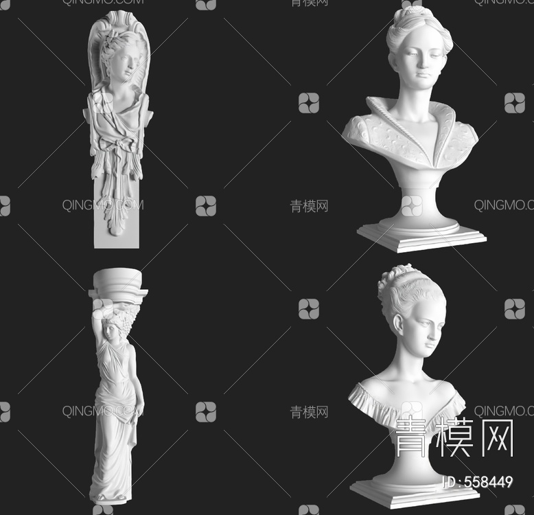 雕像3D模型下载【ID:558449】