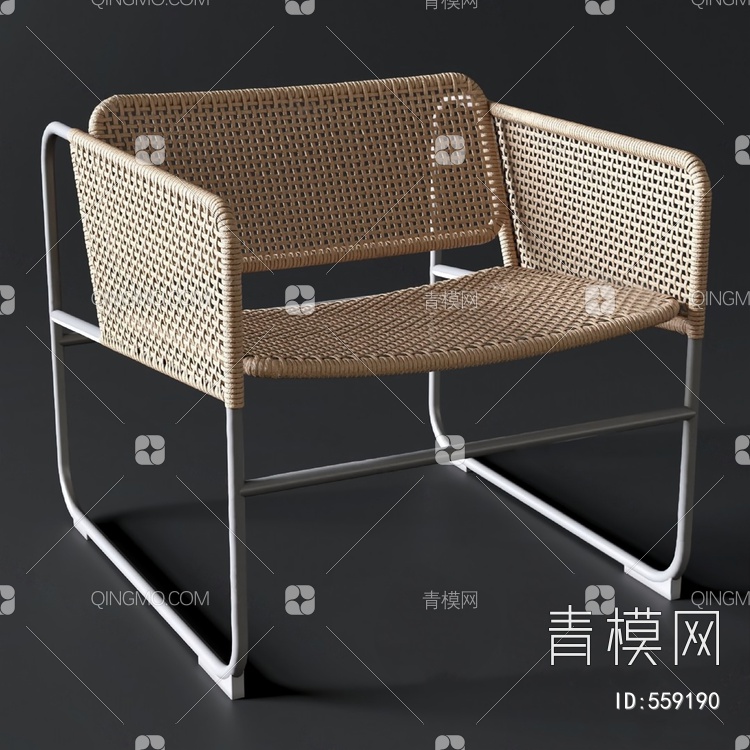 休闲椅3D模型下载【ID:559190】