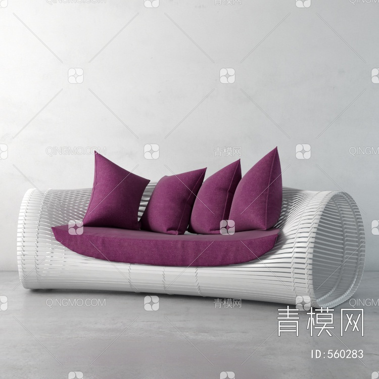 户外休闲沙发3D模型下载【ID:560283】